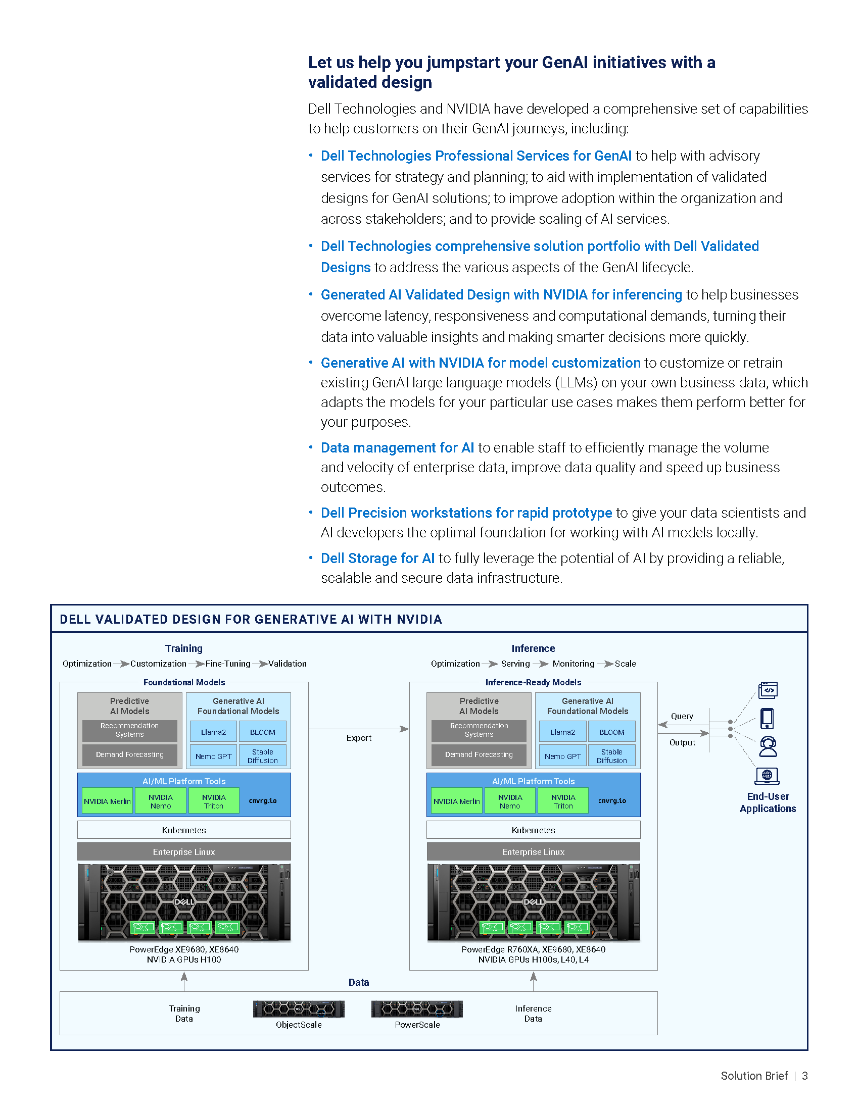 Dell Technologies Solution Brief - page 3.