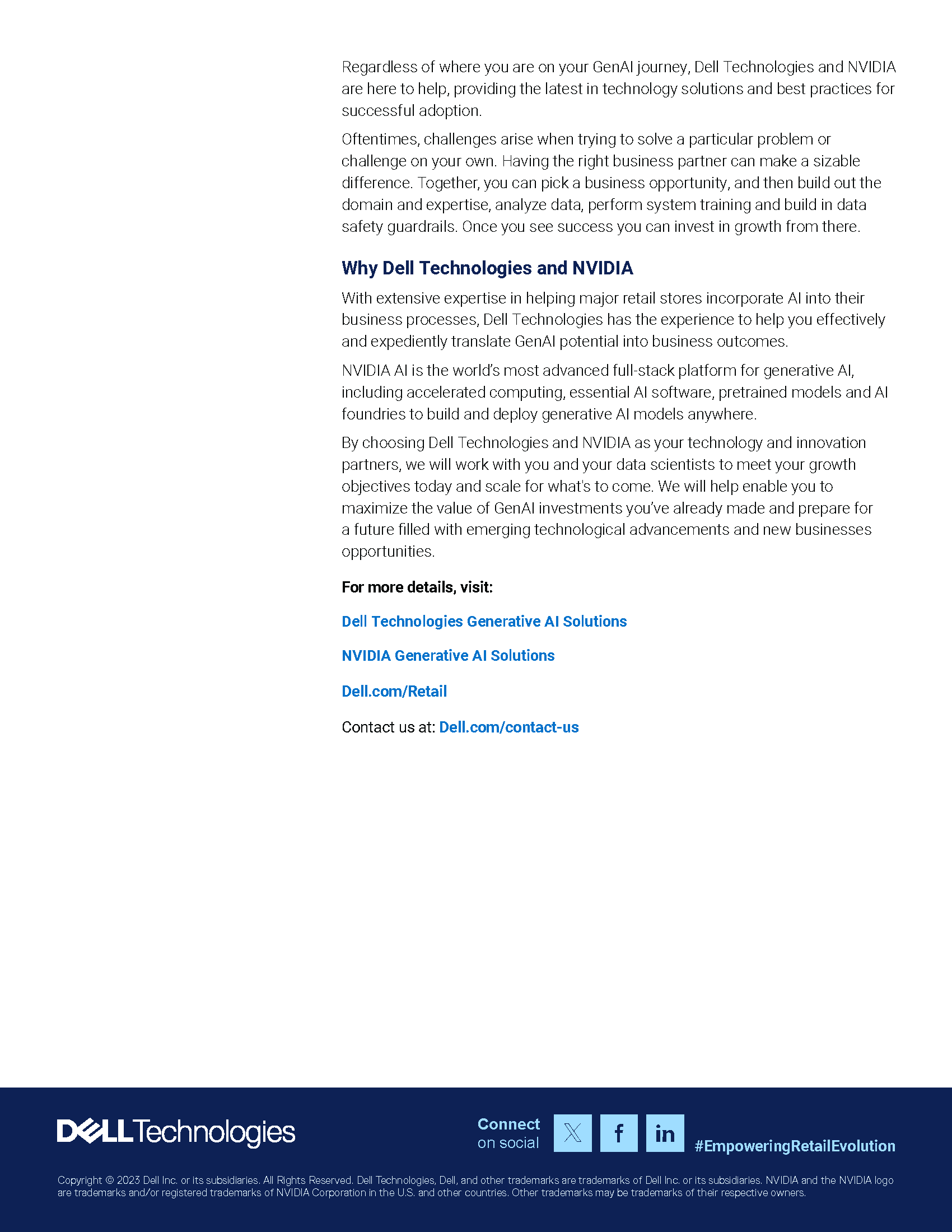 Dell Technologies Solution Brief - page 4.